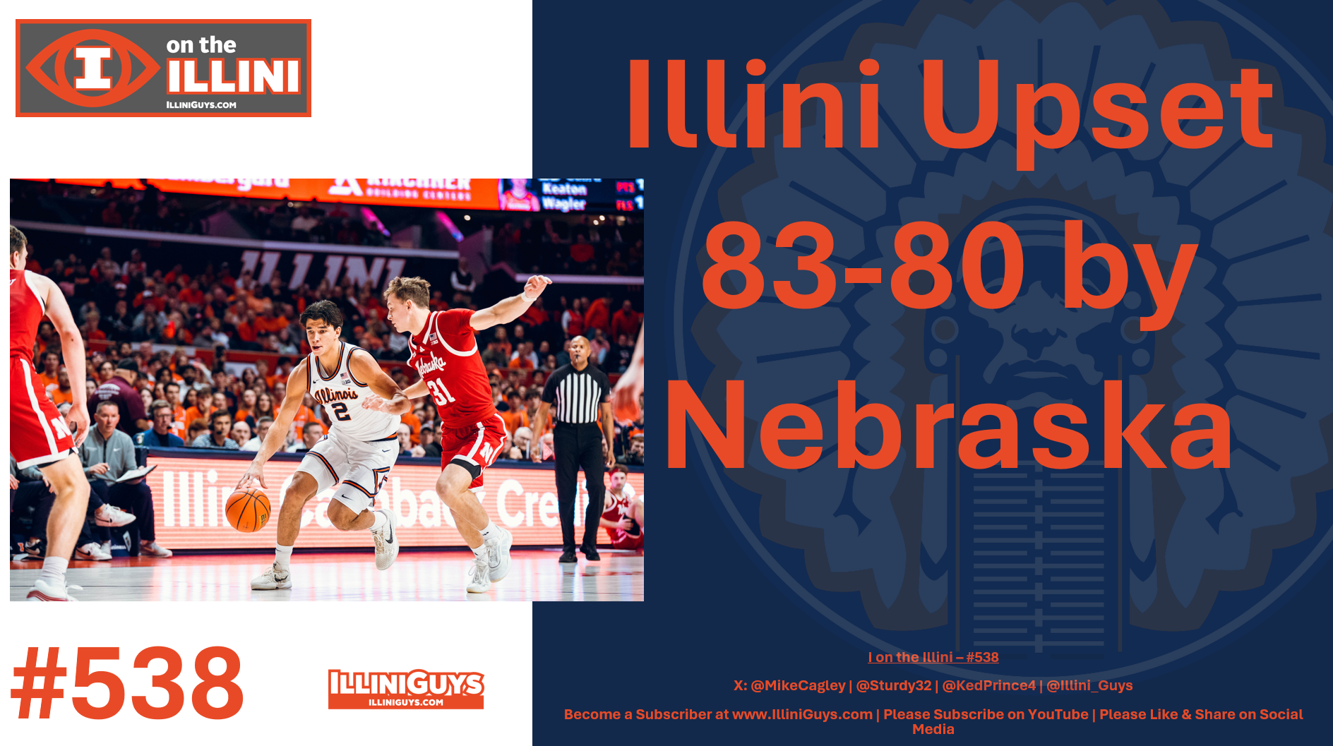 538 - Illini Upset 83-80 by Nebraska - YouTube Edition