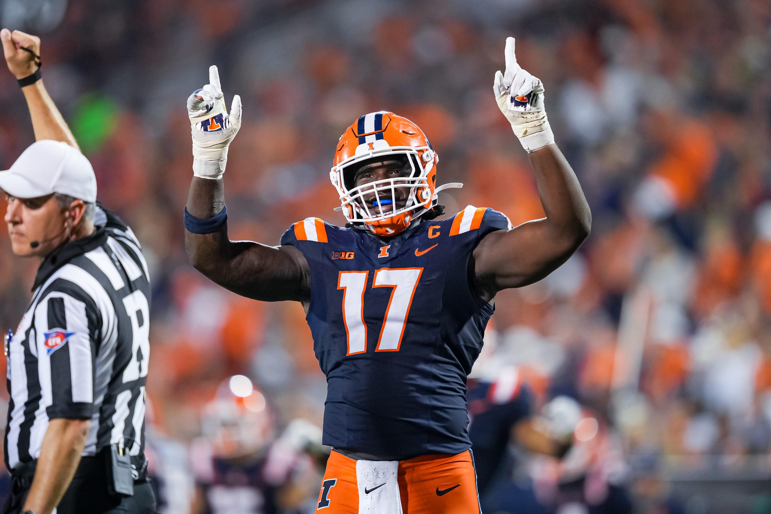 Gabe Jacas Opts Out of Music City Bowl; Illini OLB’s Career Ends With 27 Sacks