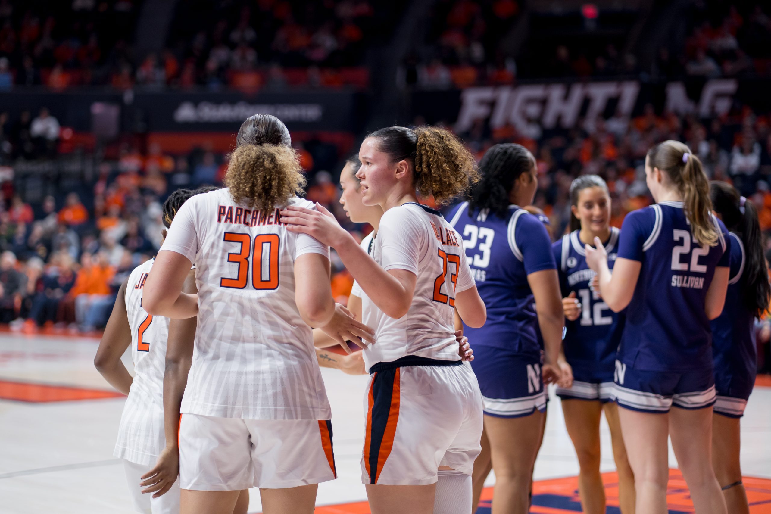 No.25 Illini Keep Win Streak Over Wildcats Alive with 74-71 Victory