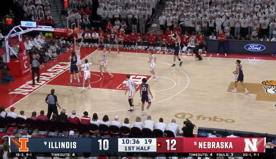 Watch: No. 9 lllini at No. 5 Nebraska highlights