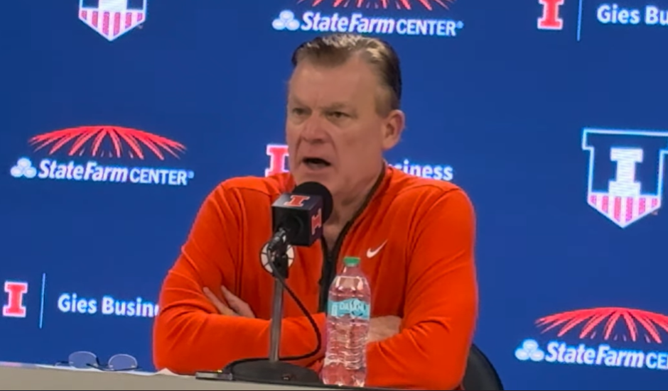 Watch: Illini coach Brad Underwood postgame Wisconsin presser
