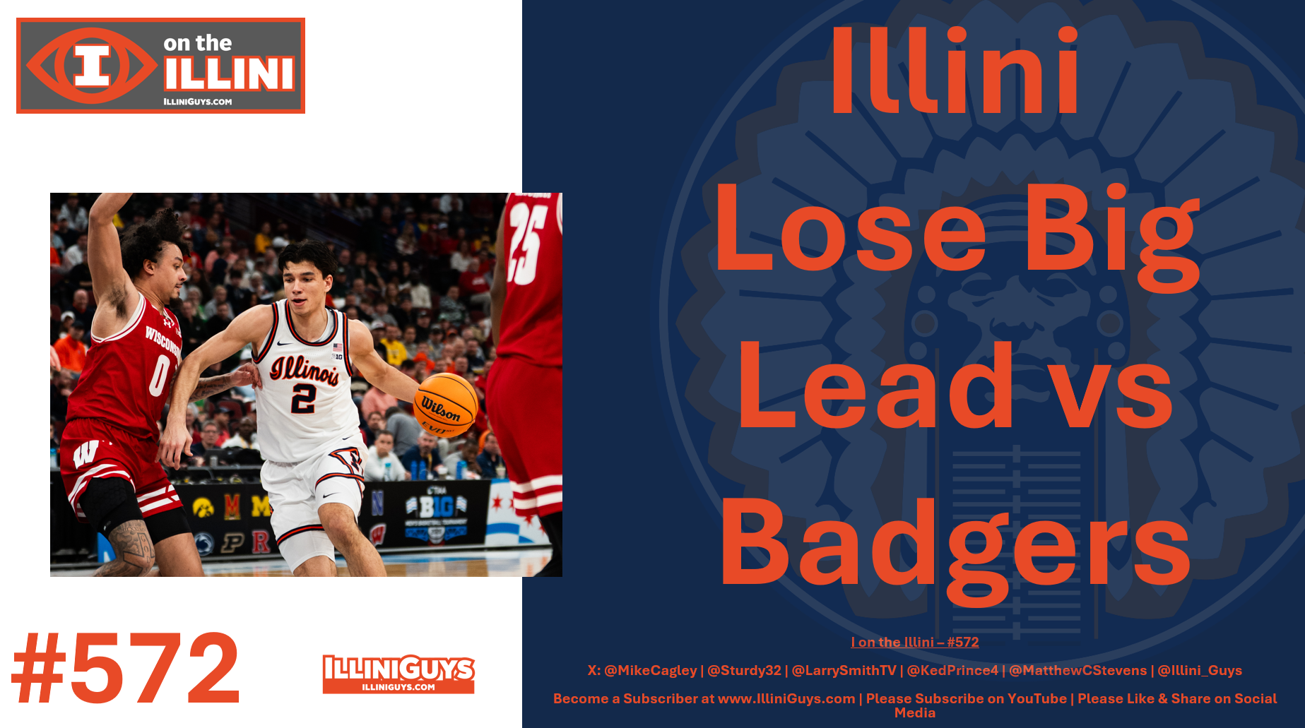 572 Illini Lose Big Lead vs Badgers YouTube Edition