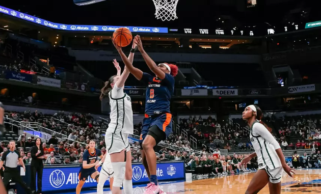 Illini Upset 18th Ranked Michigan State to Earn Big Ten Quarterfinals Appearance