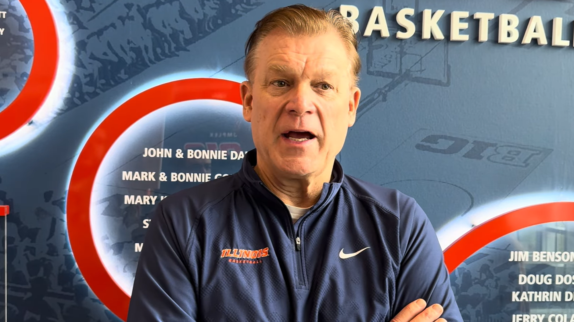 Watch: Illini coach Brad Underwood pregame Maryland presser