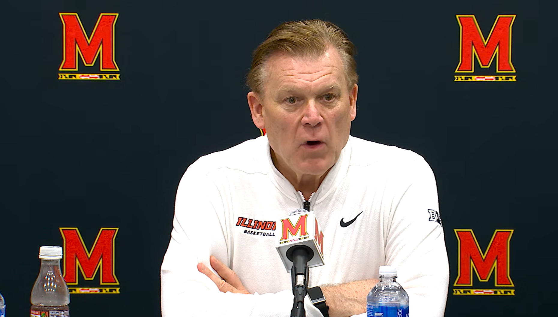 Watch: Illini coach Brad Underwood postgame Maryland presser