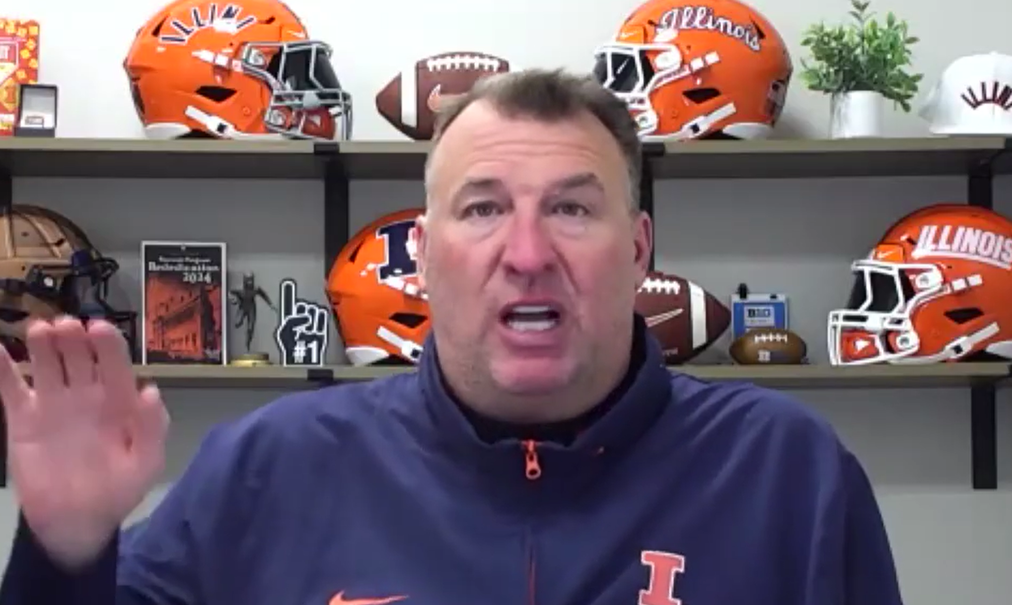 Watch: Illini head coach Bret Bielema & coordinators pressers - March 23rd