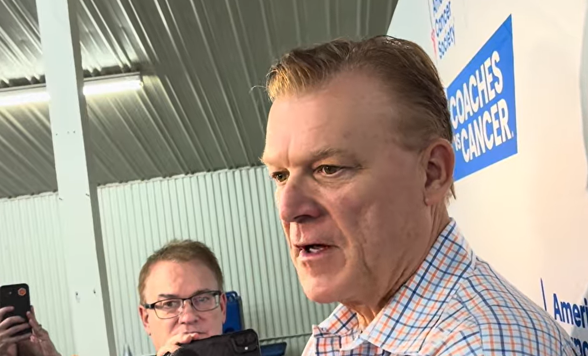 Watch: Illini coach Brad Underwood at Coaches vs. Cancer event