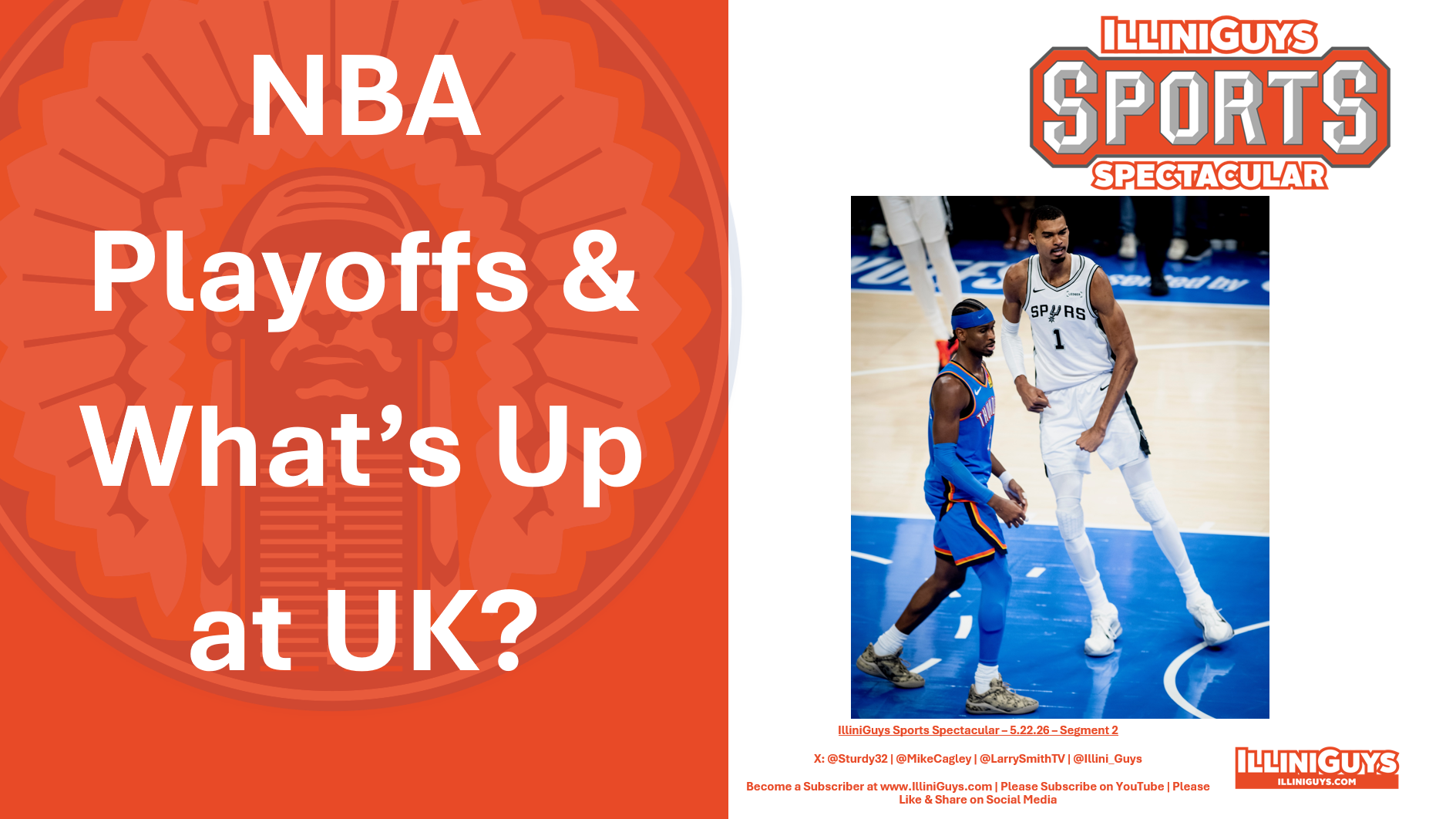 5.22.26 NBA Playoffs & What's Up at UK?