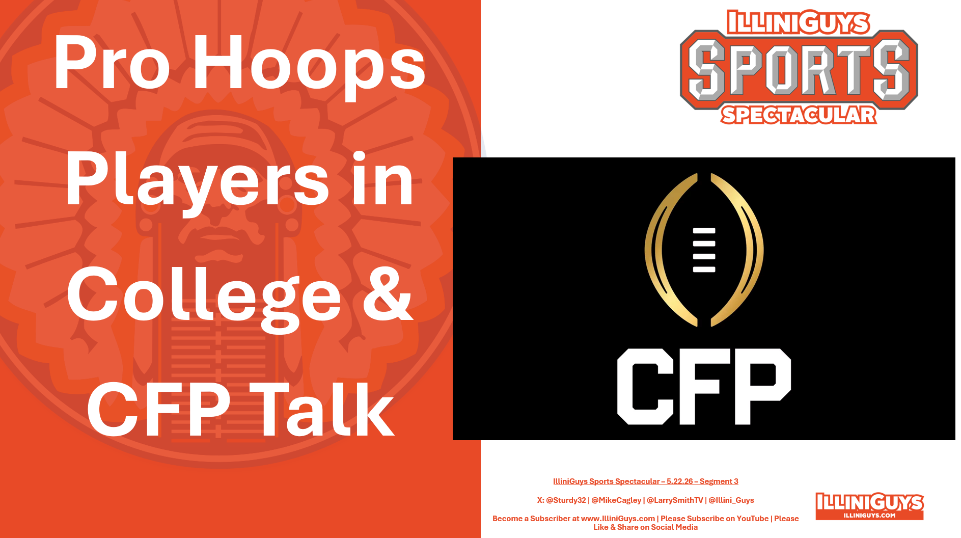 5.22.26 Pro Hoops Players in College & CFP Talk