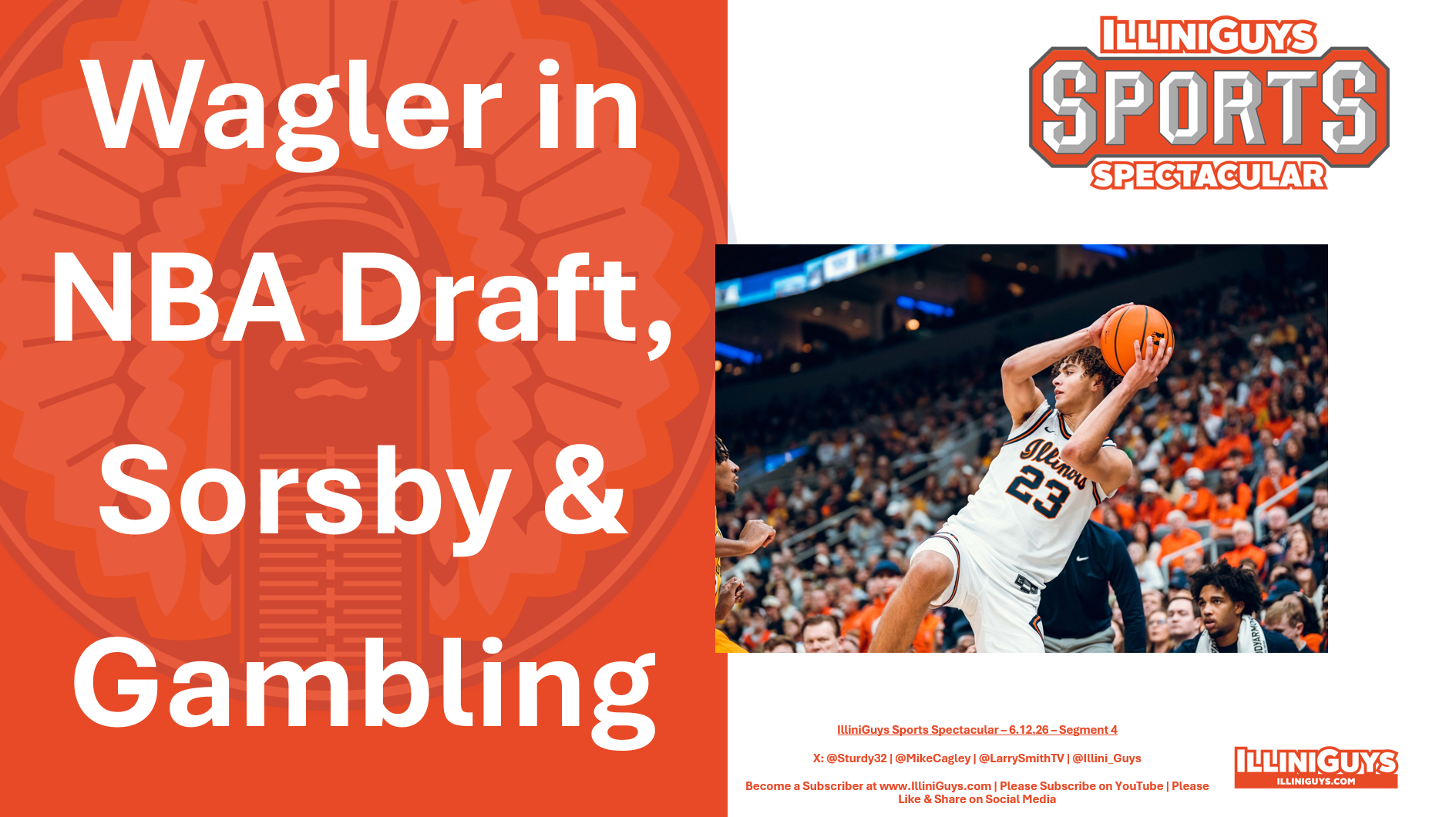 6.12.26 - Sorsby, Gambling & Wagler in the NBA Draft