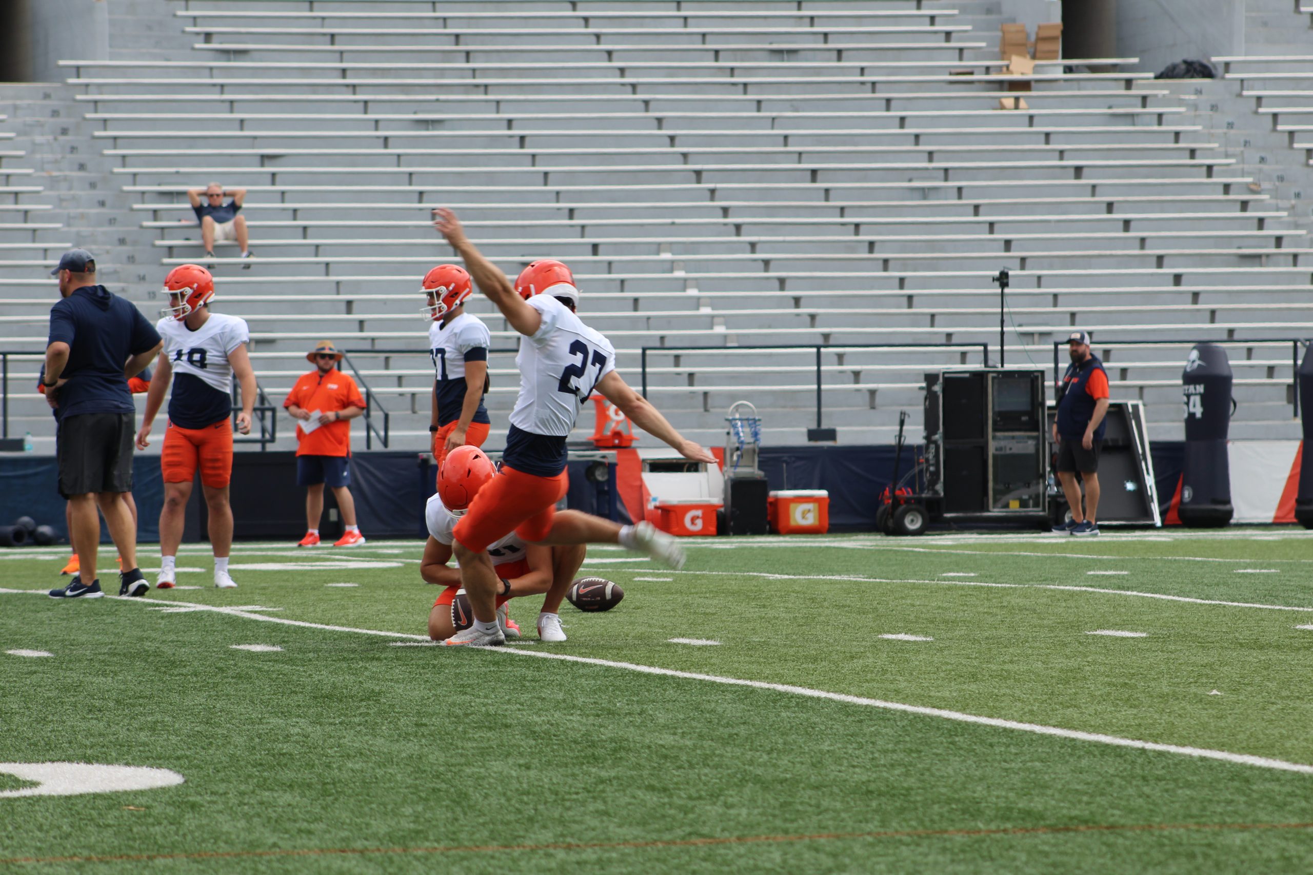 Illini Football 2026 Preseason Camp Practice Report No. 4 - Special Teams Work Highlighted on Grass Fields